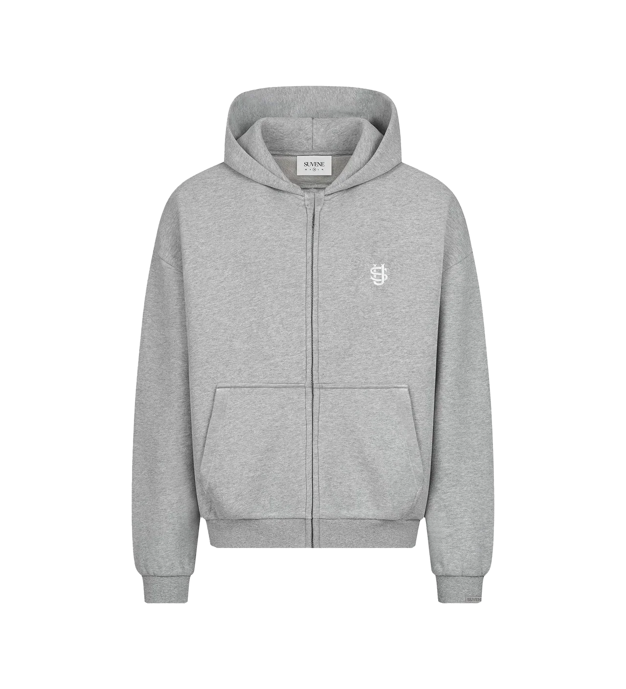 Sweat à Capuche Zippé Suvene SU Gris (3) Sweat à Capuche Zippé Suvene SU Gris (3)