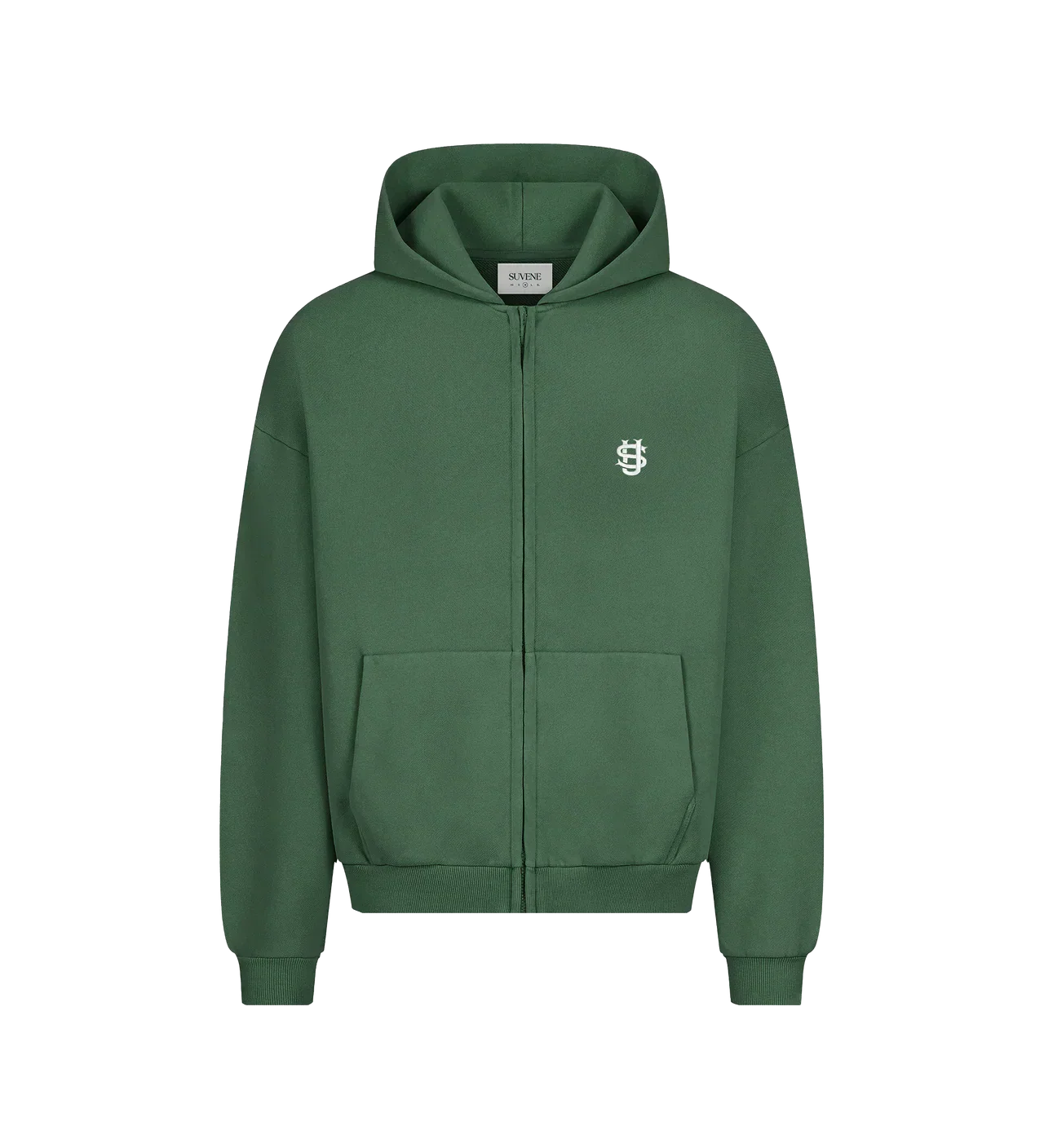 Sweat à Capuche Zippé Suvene SU Vert (3) Sweat à Capuche Zippé Suvene SU Vert (3)
