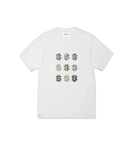 T Shirt Suvene SU Dollar Blanc (1)
