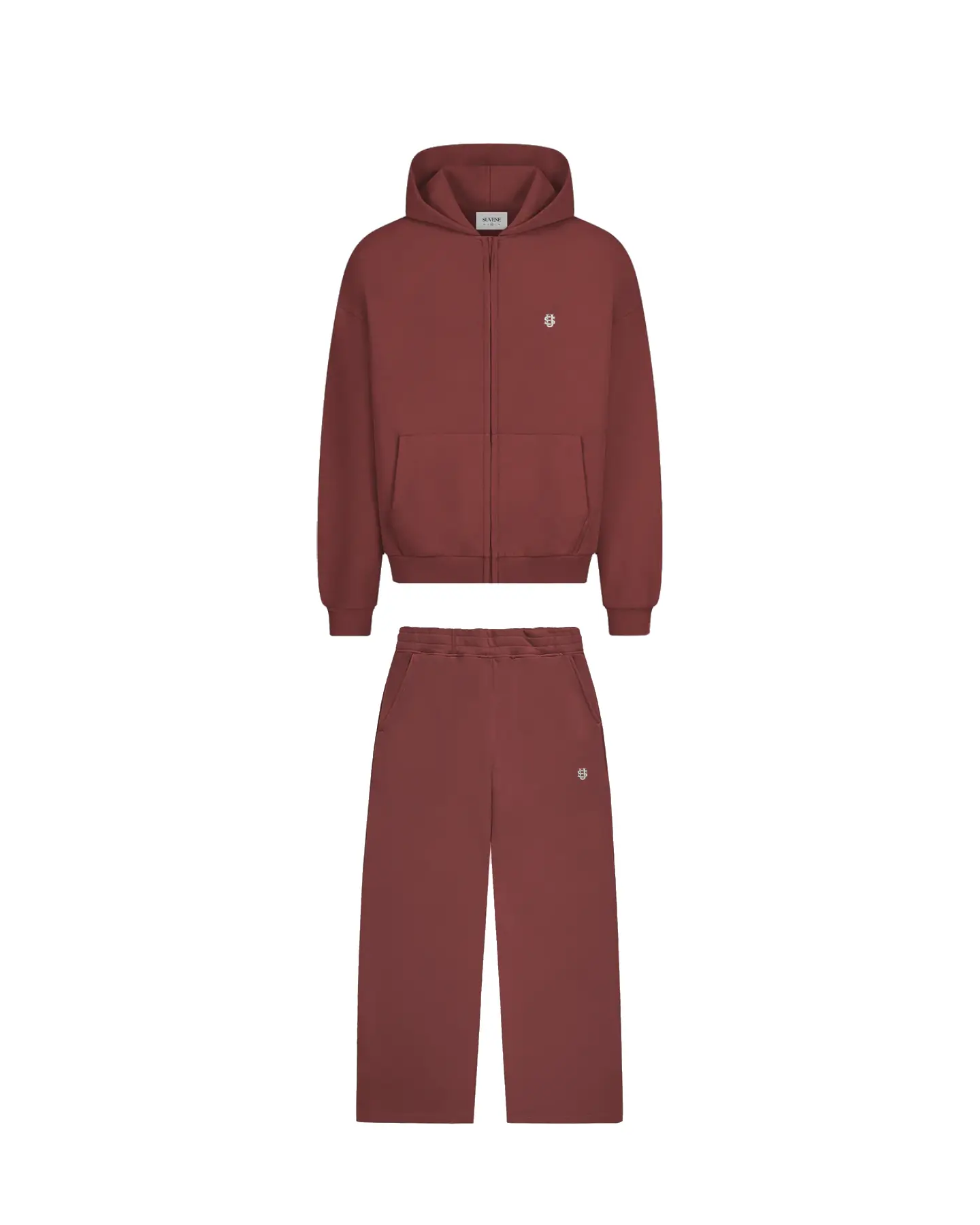 Suvene SU Tracksuit Maroon Suvene SU Tracksuit Maroon