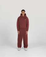 Sweat à Capuche Suvene SU Maroon (1)