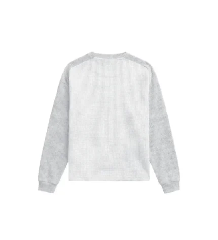 Suvene Waffle Manches Longues Gris (2)