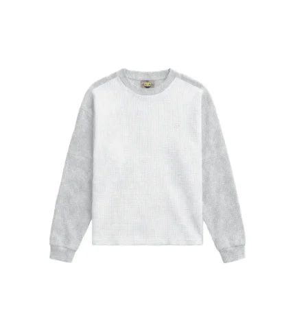 Suvene Waffle Manches Longues Gris