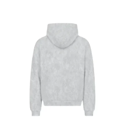 Sweat à Capuche Zippé Suvene Waffle Gris (2)
