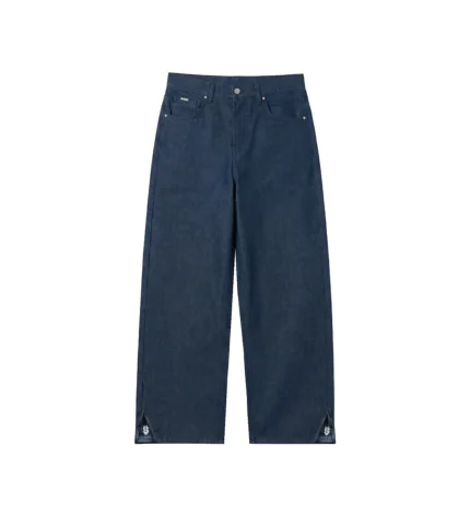 Suvene Zip Raw Denim Bleu (2)