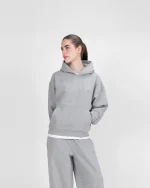 Suvene SU Sweat à Capuche Gris (1)