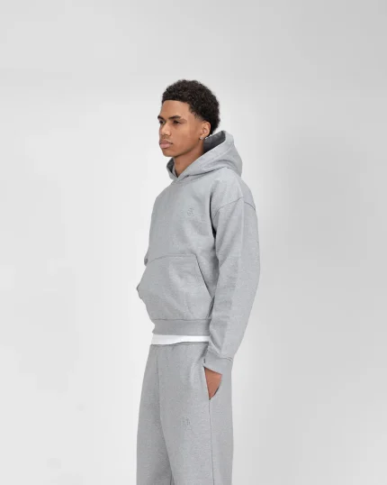 Suvene SU Sweat à Capuche Gris (2)