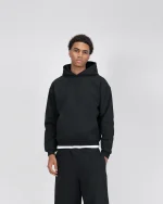 Suvene SU Sweat à Capuche Noir (3)