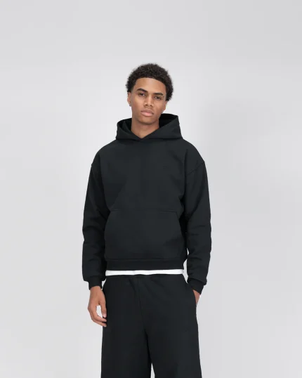 Suvene SU Sweat à Capuche Noir (3)
