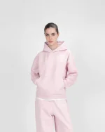 Suvene SU Sweat à Capuche Rose (2)