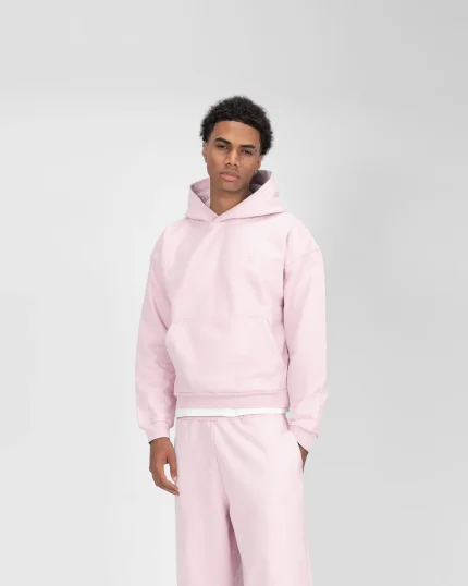 Suvene SU Sweat à Capuche Rose (3)