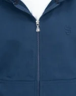 Suvene SU Zippé Sweat à Capuche Bleu Marine (1)