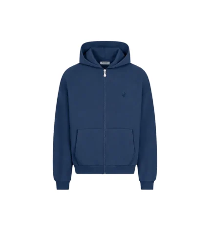 Suvene SU Zippé Sweat à Capuche Bleu Marine (4)