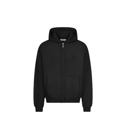 Suvene SU Zippé Sweat à Capuche Noir (4)