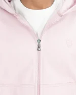 Suvene SU Zippé Sweat à Capuche Rose (2)