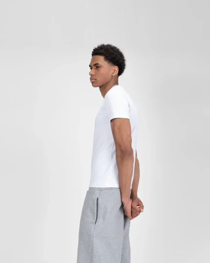 T Shirt Suvene SU Coupe Ajustée Blanc (3)