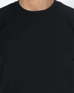 T Shirt Suvene SU Coupe Ajustée Noir (1)