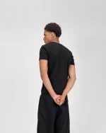 T Shirt Suvene SU Coupe Ajustée Noir (2)