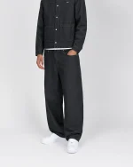 Suvene SU26 Jean en Denim Brut Noir (2)