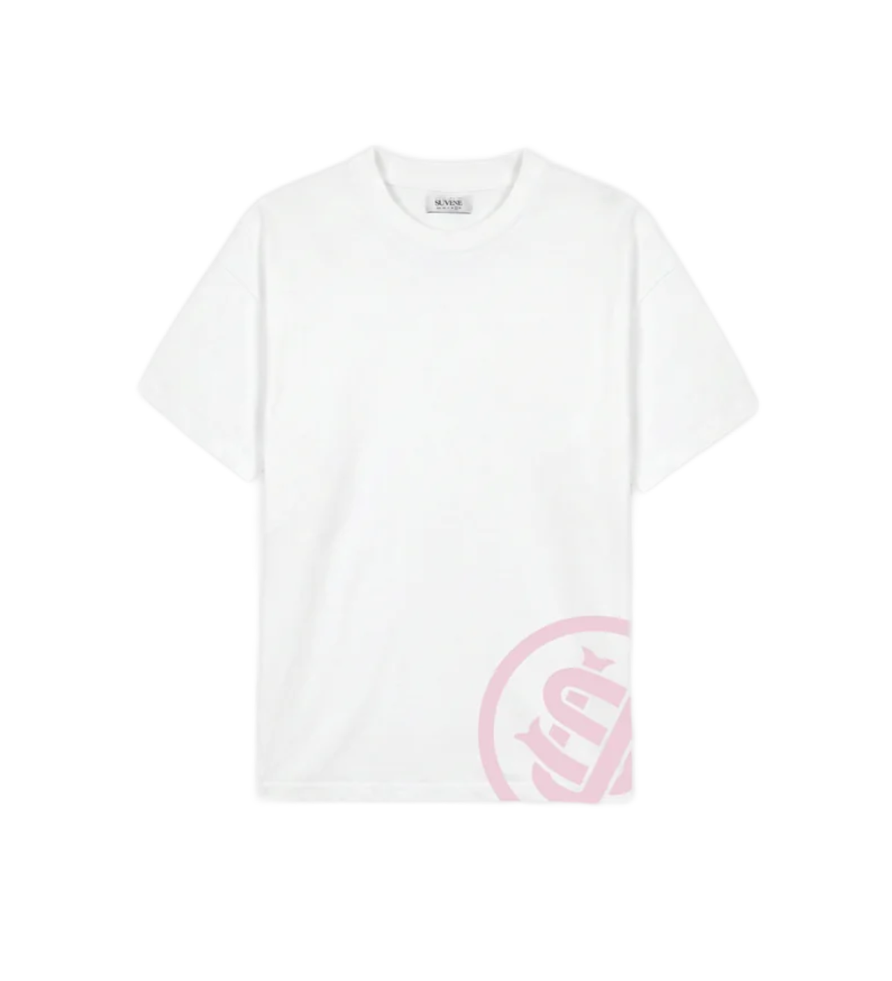 Suvene SU26 Regular T Shirt Blanc Suvene SU26 Regular T Shirt Blanc