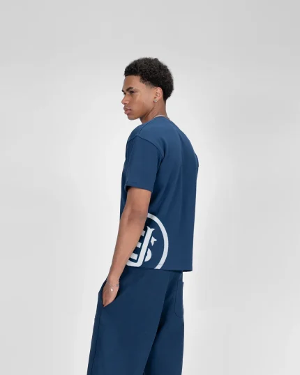Suvene SU26 Regular T Shirt Bleu Marine (2)