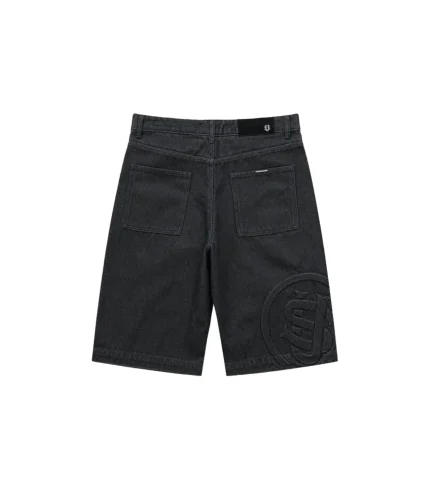 Suvene SU26 Shorts en Jean Noir (4)