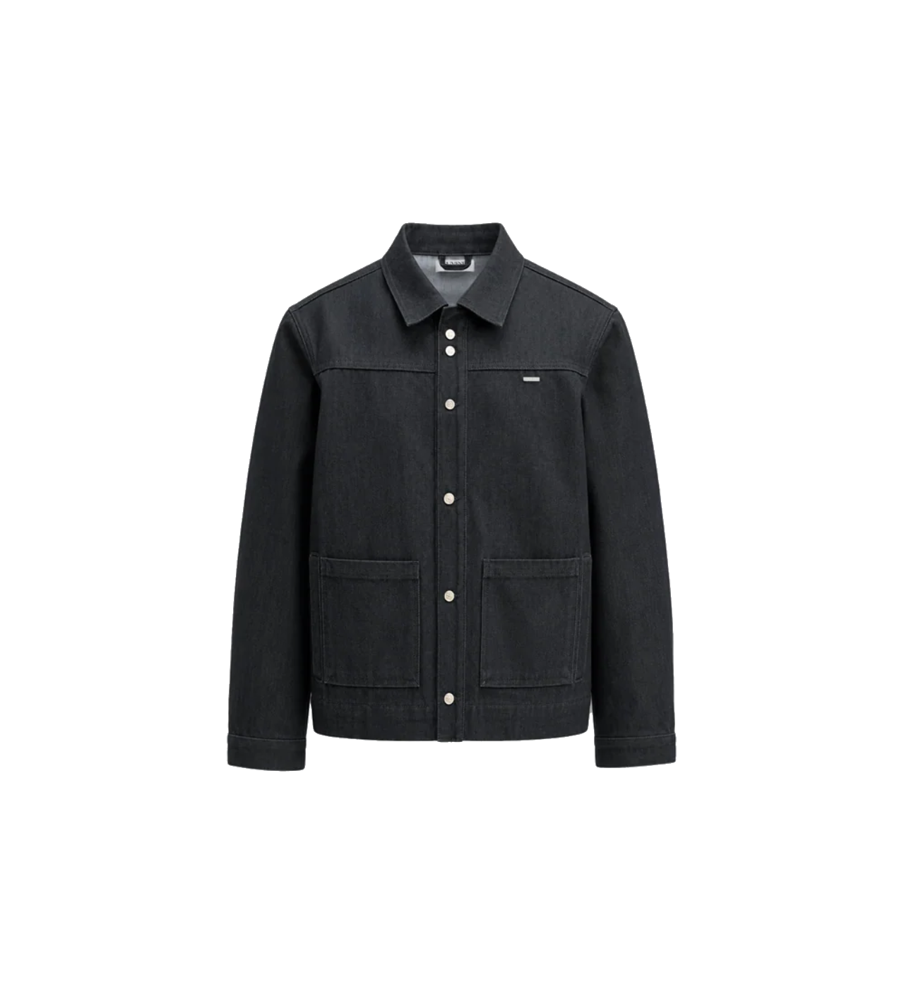 Suvene SU26 Veste en Jean Noir (4) Suvene SU26 Veste en Jean Noir (4)