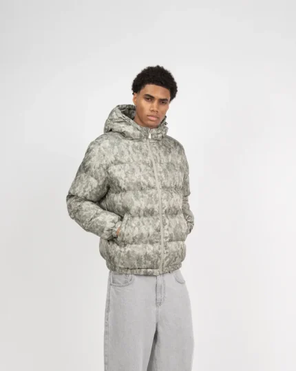 Veste Suvene SU Puffer Camouflage Vert 3 700x875